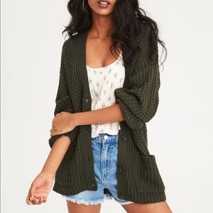 AE Waffle Cardigan